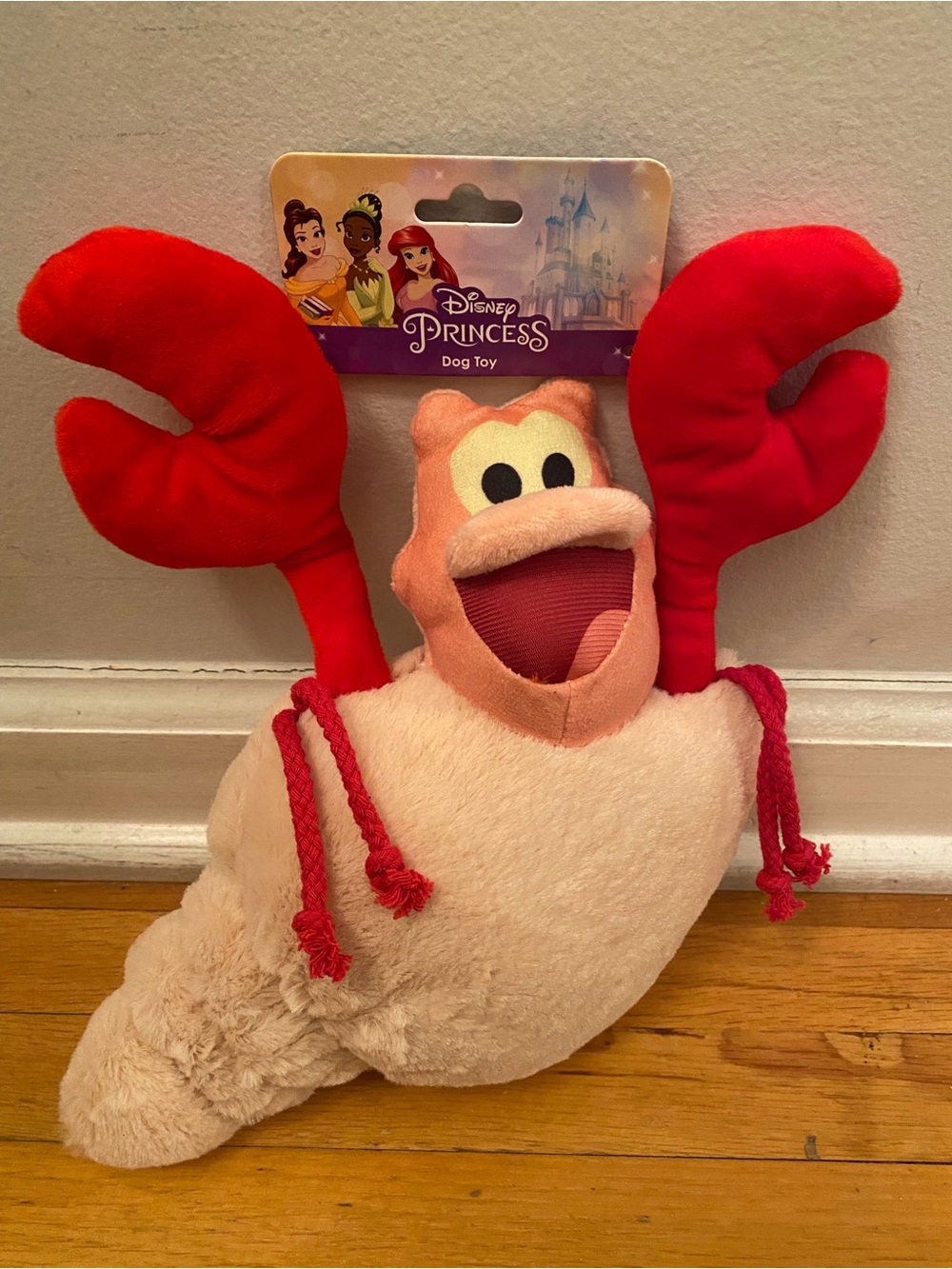 Disney Princess Sebastian The Little Mermaid Plush Dog Toy